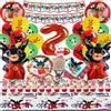Does not apply Bing Compleanno 2, 101 Pcs Stoviglie Esta Compleanno, Bing Decorazioni per La Ta