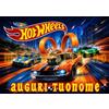 Decora Cialda Hot Wheels Ostia macchine festa compleanno Formato grande A3 cm. 42x29