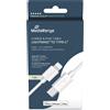 ‎MediaRange GmbH MediaRange Apple Lightning® to USB Type-C® Data & Charging Cable - 1m - White