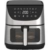 ARDES Friggisana Supreme 8L ARFRYA14DR Friggitrice ad aria doppia resistenza con finestra 8 litri - tecnologia Rapid Air - Air fryer 12 in 1, temperatura e timer regolabili, luce, display