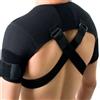 Spalliera Incrociata Confortevole Paraspalla Regolabile Compressivo per Sport