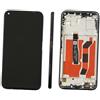 TOUCH SCREEN SCHERMO PER HUAWEI P40 LITE VETRO LCD DISPLAY CON FRAME NERO