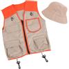 Costume da esploratore con gilet e cappello per bambini Kit avventura per