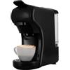 Avilia - Macchina Caffè Compatta Grace da 1450W con Arresto Automatico, Selezione Espresso Corto/Lungo, Interruttore ON/OFF e Compatibilità con Capsule e Cialde (Nero)