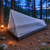 Tenda in Rete Affusolata Tenda Singola Base Nera per Outdoor