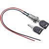 Interruttore a Chiave Elettronico On/Off a 2 Pin Da 12 Mm per Veicoli,