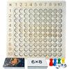 Diompirux Tabelline per Bambini Montessori, Gioco Tavolo Moltiplicazione, 10x10