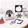 Giocattolo specchio per neonati Montessori Toys Carte in bianco e nero Sviluppo