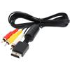 Cavo Composito Audio Video AV Stereo RCA Da 1,8 M/6 Piedi Per Sony PS3/PS2/PS1