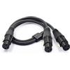 Cavo Audio Adattatore Jack Femmina XLR Da 3 Pin A Doppio 2 Connettori Femmina Y