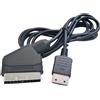 Cavo SCART Cavo SCART Cavo RGB con cavo USB Portatile Robusto Lunghezza 1,8 M