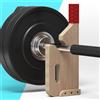 Supporto in Legno per Bilanciere per Stacchi Da Terra, Cavalletto per Esercizi