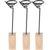 3 Pcs Porta Tillandsia Supporto Per Vaso Di Fiori Portafiori in Ferro