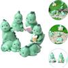 6 Pcs Mini Dinosauri Statuina Dinosauro Ornamento Figure Piccoli Animali