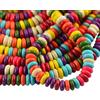 122 Pezzi 8 Mm Howlite Turchese Multicolore Heishi Rondelle Distanziatore