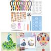 Strisce di carta Quilling Tool Kit Set completo Regalo di compleanno Fai da