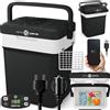 Does not apply FRIGO PORTATILE ELETTRICO 12V 220V FRIGORIFERO AUTO CAMPER 25,7L PORTA USB COMPA
