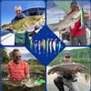 2023 Calendario dell'Avvento Set da pesca Scatola per attrezzatura Strumenti da