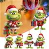 Set 4 Decorazioni Natalizie 8cm Pendenti Albero Compatibile per Il Grinch