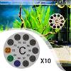 10 adesivi per termometro per acquario, facili da leggere, adesivi per