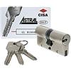 CISA 10A3S107012, Cilindro Europeo Astral S, Ottone Nichelato, 30/30 mm
