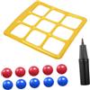 Giocattolo gonfiabile per piscina Tic TAC Toe, galleggiante per piscina,