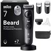 Braun Serie 7 Regolabarba Uomo 7 Accessori Custodia BT7525 Grigio Rasoio Elettrico