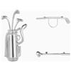 3 Pcs Spilla Da Golf Gioielli Con Strass Sportivi Per Donna Risvolto in