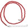 Accessorio Di Bigiotteria Collana Corallo Rosso Rosa Perline Collane Girocollo
