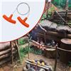 Tasca per sega a filo in acciaio inossidabile per picnic, trekking,