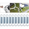 10x Solido Trampolino Molle di Ricambio 10/11.6/14/16.5/8.8cm Primavera Hardware