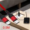 Cavo USB C universale per linea data Cavo intrecciato professionale 3,8 mm Od 60