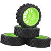 4 Pezzi Ruote RC Ruote Monster Truck Gomme Larghe Antiscivolo Inserti in Schiuma