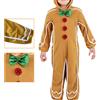 Vestito natalizio Costume da omino di pan di zenzero per fingere di giocare