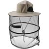 Cappello a rete traspirante, cappello da apicoltore per sport all'aria