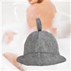 Cappello in feltro per sauna Protezione per la testa Accessori per cappuccio