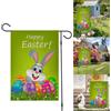 1pc Easter Bunny Giardino Bandiera 32x45cm Carino Primavera Banner Rustico