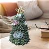 Mini piante succulente finte per alberi di Natale per bomboniere da tavolo