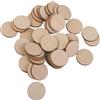 Dischi rotondi in legno non rifiniti per scrapbooking, 50 pezzi/set, 30 mm