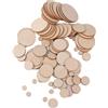 Dischi rotondi in legno non rifiniti per scrapbooking, 50 pezzi/set, 30 mm