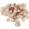 Dischi rotondi in legno non rifiniti per scrapbooking, 50 pezzi/set, 30 mm