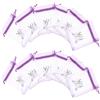 10 PCS Sacchetti Per Lavanda Di Organza Viola Sacchetto Delle Spezie Bustine