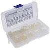 Set di rondelle piatte in nylon, 350 pezzi/confezione, 7 misure: 0,5, 4, M5, M6,