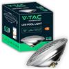 V-TAC Lampada Led da Piscina 8W - PAR56 - Lampada in Vetro Antiurto per Illuminazione Piscine e Fontane - 800 Lumen - Luce Subacquea - Risparmio Energetico - IP68 - Luce Fredda