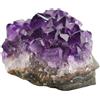 Esemplare di Cluster di Raccolta Druzy di Geode di Quarzo Ametista Grezzo