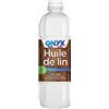 Onyx - Olio di lino per legno - 100% semi di lino - Protezione, ristrutturazione e manutenzione legno esterni e pavimenti porosi - Fabbricazione francese - 1L