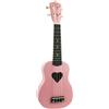 Chitarra giocattolo rosa per bambini con 4 corde Giocattolo educativo