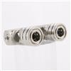 Adattatore in acciaio per idropulitrice Quick Connect da 1/4 M a 2x 1/4 F
