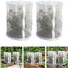 Copertura per piante a cupola bianca 2 19,7x19,7x47,2 pollici rete PVC des
