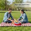 Coperta da Picnic Pieghevole in Tessuto 210T Ripstop con Custodia, per